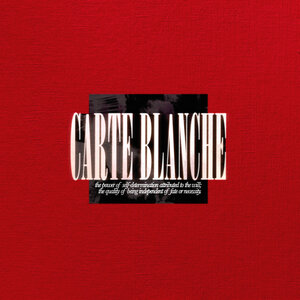 CARTE BLANCHE